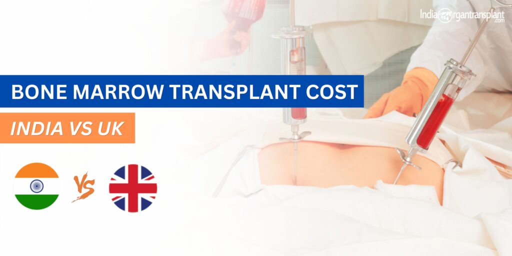 Bone marrow transplant procedure showing stem cell infusion and patient care in a modern hospital setting.