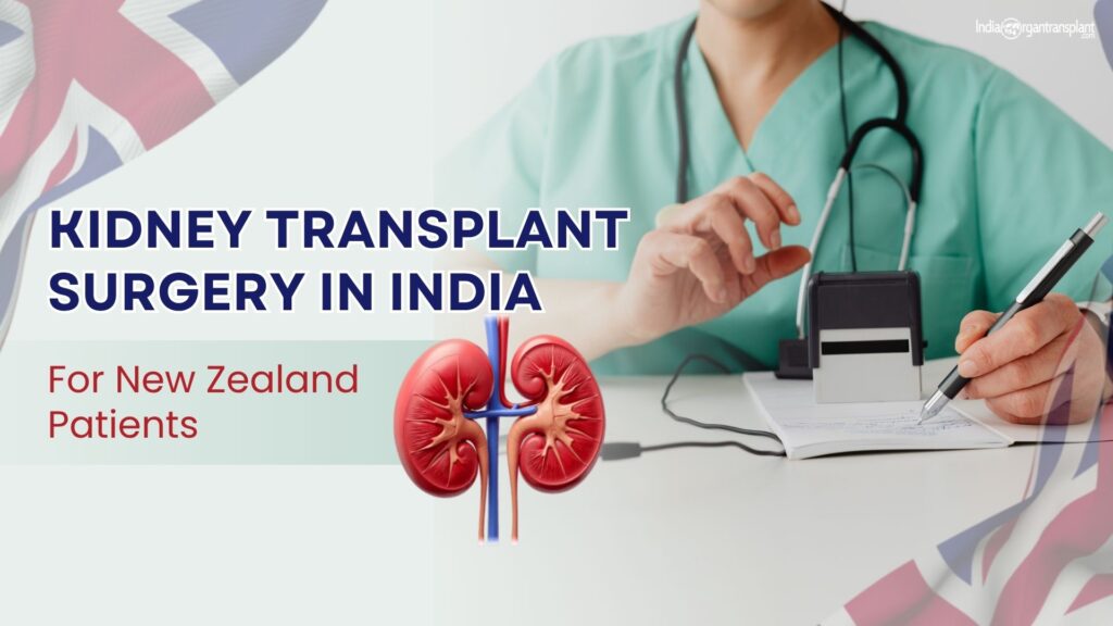 Kidney transplant surgery in India for New Zealand patient at advanced hospital