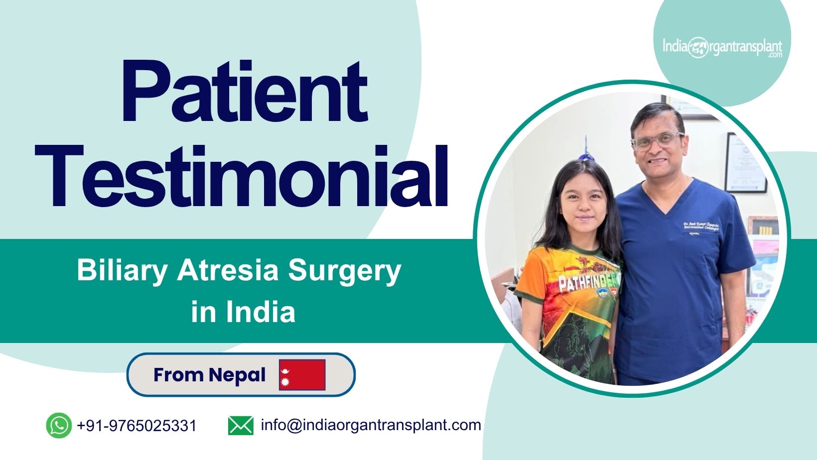 nepalese child successfully undergoes biliary atresia surgery india